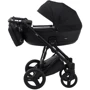Коляска 2 в 1 Bair Play Plus Soft BPS-455 черный - черный (кожа) фото 8