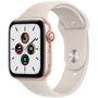 Apple Watch SE 40mm GPS+LTE Gold Aluminum Case with Starlight Sport Band (MKQN3)