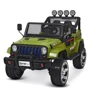 Дитячий електромобіль Джип Bambi Racer Jeep Wrangler, зелений (M 3237EBLR-10)