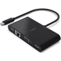 Адаптер Belkin Adapter USB-C to HDMI+VGA+USB+RJ45 Black (AVC005BTBK)