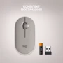 Мышь Logitech Pebble M350 Wireless Sand (910-006751): Вес 100 г