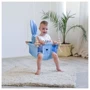 Тканевая детская качель подвесная Infancy™ Ушастик голубая