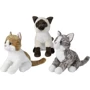 Плюшева іграшка Nicotoy Кошеня, що сидить, 3 види, 28 см (5833052)