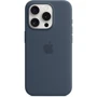 Чохол для iPhone Apple iPhone 15 Pro Silicone Case з MagSafe - Storm Blue (MT1D3ZM/A): Матеріали Силикон