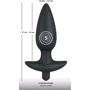 Анальная пробка Orion - Black Velvet Vibrating Plug Large