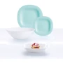 Столовый сервиз Luminarc Carine Light Turquoise & White 19 пр. (P7627)