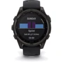 Смарт-часы Garmin Fenix 8 Solar 47mm Sapphire Carbon Grey DLC Titanium with Black/Pebble Grey Silicone Band (010-02906-11): Материал корпуса титан