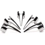 Набор колец с когтями Master Series Five-Piece Sensation Claw Rings - Silver