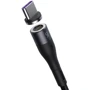 Кабель Baseus USB Cable to USB-C Zinc Magnetic Safe Fast Charging Data 1m Black/Gray (CATXC-NG1) фото 3