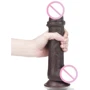 Фаллоимитатор LoveToy Sliding-Skin Dual Layer Dong 9" Black