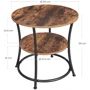 Журнальний столик Leobert Vasagle 55x55x55см в стилі Loft (5903332069804): Глибина, см 55