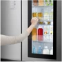 Холодильник Side-by-Side LG GC-Q247CABV: Расположение морозильной камеры Слева