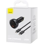 Зарядное устройство Baseus Car Charger USB+USB-C 140W with USB-C Cable Black (CGZX070001) фото 13