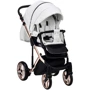 Коляска 2 в 1 Adamex Chantal Star Polar (Pink Gold) кожа 100% Star 106 (624715): Материал колес полиуретан