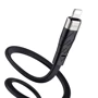 Кабель Hoco USB Cable to Lightning X53 2.4A 1m Black: Длина 1 м