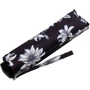 Зонт женский механический Fulton черно-белый (FULL340-Blk-white-floral): Фасон Складной (3 сложения)