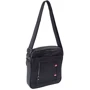 Мужская сумка через плечо Borsa Leather черная (10256-black): Страна производитель Тайвань