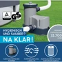 Бассейн Bestway овальный 610-366-122 см (5611R) (фильтр-насос, лестница, чехол) фото 3