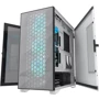 Корпус DarkFlash DLX21 Mesh White: Матеріал передній панелі пластик и металл