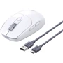 Мишка UGREEN MU103 White (15629): інтерфейс підключення Bluetooth, Wireless, USB