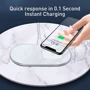 Зарядное устройство Baseus Dual Wireless Charger Pro Edition White (WXJK-C02) for Smartphones and Pods фото 6