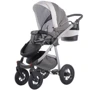 Универсальная коляска 2в1 Tako Baby Heaven Exclusive 4 (белый/серый): Ширина шасси 59 см