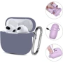 Чехол BeCover Silicon Case Light Purple (707183) for Apple AirPods 3 фото 2