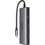 Адаптер Ugreen Adapter CM498 USB-C to 2xHDMI+2xUSB3.0+USB-C+PD 100W (15852): Интерфейс подключения USB-C