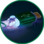 Кабель Defender LED backlight USB Cable to Lightning 2.1A 1m Green (87553) фото 3