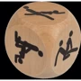 Дерев'яний кубик Kama Sutra Wooden Dice, 3 x 3 см