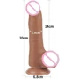 Фаллоимитатор LoveToy Sliding-Skin Dual Layer Dong 8" Brown