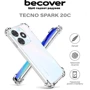 Чохол для телефона BeCover TPU Case Anti-Shock Clear for Tecno Spark 20C (BG7n) (710617): Колір прозрачный