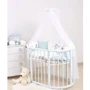 Постельный комплект 6 эл. Twins Dolce бампер подушки 4064-D-311, Forest mint, мятный: Размер для кроваток 120x60см