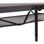 Стол для кемпинга Bo-Camp Melrose Oval 120x80 cm Black/Wood look (1404220): Размер 120x80x72 см