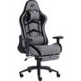Ігрове крісло GT Racer X-2534-F Fabric Gray/Black Suede	