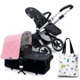 Универсальная коляска 2в1 Bugaboo BUFFALO Andy Warhol BUTTERFLIES-PINK
