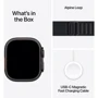 Apple Watch Ultra 3 GPS + Cellular 49mm Black Titanium Case with Black Alpine Loop - Small (MF0Q4)