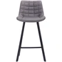 Стул барный AMF Clif Dark grey (545604): Материал каркаса металл, искусственная кожа