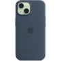 Чехол для iPhone Apple iPhone 15 Silicone Case with MagSafe - Storm Blue (MT0N3ZM/A) фото 5