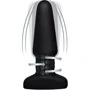 Анальная пробка с вибрацией Rimmers Slim R Smooth Rimming Plug With Remote (черный)