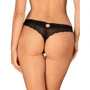 Трусики Obsessive Chemeris panties Вlack, XS/S