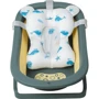 Ванна складана Babyhood Комфорт Плюс з термометром, зелена + гірка для купання Морський світ (BH-328GG+SW) фото 3