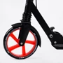 Двоколісний самокат Best Scooter WOLF Black and red (114193): Матеріал коліс полиуретан