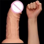 Фаллоимитатор LoveToy Realistic Curved Dildo Flesh 9.5"