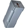 Зовнішній акумулятор Hoco Power Bank 10000mAh Q15 Flashlight 22.5W Metal Gray: Кількість USB 2