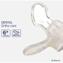 Пустушка силіконова Difrax Dental 6+ міс. Honey (800 Honey): Матеріал силикон