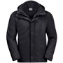 Куртка Jack Wolfskin Gotland 3IN1 1110721-6000 48 черная демисезонная с капюшоном