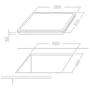 Варильна поверхня електрична Whirlpool AKT 8130 BA: Розташування панелі спереду справа