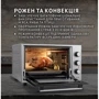 Електрична духовка настільна PERFELLI SIERRA 48 GREY: Розміри 59x33x46.5 см