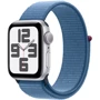 Apple Watch SE 2 2023 40mm GPS Silver Aluminum Case with Winter Blue Sport Loop (MRE33) UA